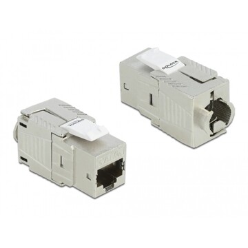 Moduł Keystone z gniazdem RJ45 Cat.6A beznarzędziowy Delock 86288