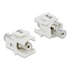 Moduł Keystone RCA wtyk żeński do RCA wtyk żeński biały biały Delock 86307