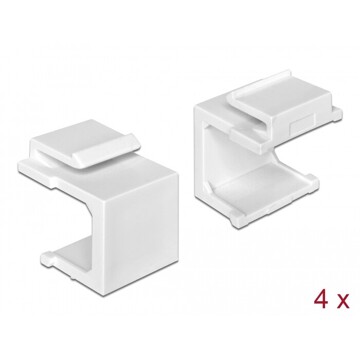 Osłona Keystone biała 4-elementowa Delock 86314