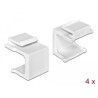 Osłona Keystone biała 4-elementowa Delock 86314