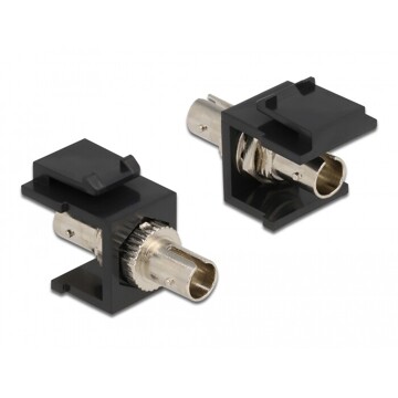 Moduł Keystone ST Simplex żeńskie do ST Simplex żeńskie czarny Delock 86332