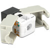 Moduł Keystone z gniazdem RJ45 do LSA Cat.6 UTP czarny Delock 86340