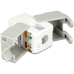 Moduł Keystone z gniazdem RJ45 do LSA Cat.6 UTP biały Delock 86341