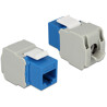 Moduł Keystone z gniazdem RJ45 do LSA Cat.6 UTP niebieski Delock 86343