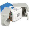 Moduł Keystone z gniazdem RJ45 do LSA Cat.6 UTP niebieski Delock 86343