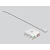 Moduł Keystone z gniazdem RJ45 do LSA Cat.6 UTP żółty Delock 86345