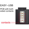 Moduł Keystone Easy USB 2.0 A żeńskie do Easy USB 2.0 A żeńskiego czarne Delock 86368