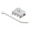 Moduł Keystone z gniazdem RJ45 do LSA Cat.6A STP z osłoną przeciwkurzową Delock 86385