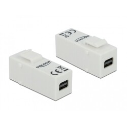 Moduł Keystone mini DisplayPort wtyk żeński do mini DisplayPort wtyk żeński Delock 86387