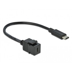 Moduł Keystone USB 3.0 C wtyk żeński do USB 3.0 C wtyk męski z przewodem Delock 86398