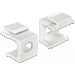 Osłona Keystone biała z otworem 8 mm 4 sztuki Delock 86400