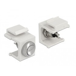 Przycisk Keystone biały Delock 86401
