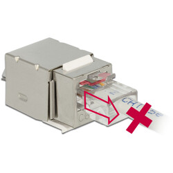 Moduł Keystone RJ45 Secure Cat.6 do LSA Delock 86404