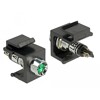 Moduł Keystone LED zielony 6V czarny Delock 86456