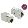 Moduł Keystone z gniazdem RJ45 Cat.8.1 beznarzędziowy Delock 86488