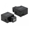 Moduł Keystone port ładowania USB Type-A 2.1A czarny Delock 86506