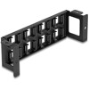 Panel montażowy Keystone 8-portowy powierzchniowy pionowy Delock 86517