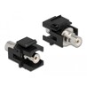 Moduł Keystone RCA wtyk żeński do RCA wtyk żeńskiego biały/czarny Delock 86742