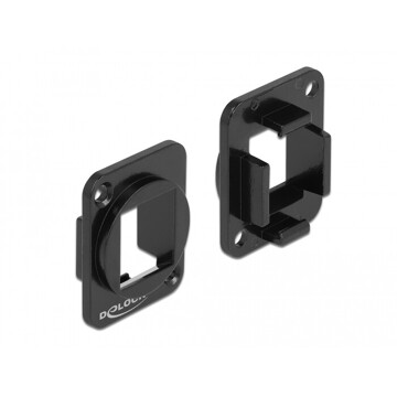 Montaż portu Keystone 1 dla typu D metalowy Delock 86745