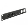 Montaż portu Keystone 1 dla typu D metalowy Delock 86745