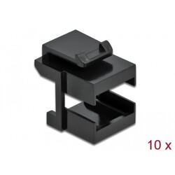 Osłona Keystone czarna do złączy optycznych Delock 86806