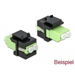 Osłona Keystone czarna do złączy optycznych Delock 86806