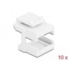 Osłona Keystone biała do złączy optycznych Delock 86807