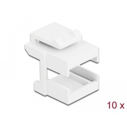 Osłona Keystone biała do złączy optycznych Delock 86807