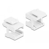 Osłona Keystone biała do złączy optycznych Delock 86807