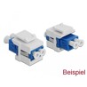 Osłona Keystone biała do złączy optycznych Delock 86807