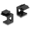 Osłona Keystone czarna z otworem 8.0 mm 4 sztuki Delock 86810