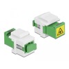 Moduł Keystone SC Simplex żeńskie do SC Simplex żeńskiego z wewnętrzną osłoną przeciwlaserową Delock 86831