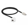 Moduł Keystone mini DisplayPort wtyk żeński 110° do mini DisplayPort wtyk męskiego z przewodem biały Delock 86860