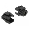 Moduł Keystone TOSLINK żeńskie do TOSLINK żeńskiego czarny Delock 86868