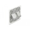 Gniazdo ścienne Keystone 1-portowe compact Delock 86981