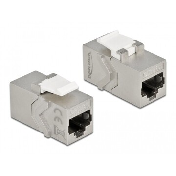 Moduł Keystone z gniazdem RJ45 do gniazda RJ45 Cat.6A Delock 86996