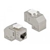 Moduł Keystone z gniazdem RJ45 do gniazda RJ45 Cat.6A kątowy 90° Delock 86997