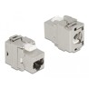 Moduł Keystone RJ45 żeńskie do LSA Cat.6A 180° beznarzędziowy metalowy Delock 87036