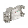 Moduł Keystone RJ45 żeńskie do LSA Cat.6A 180° beznarzędziowy metalowy Delock 87036