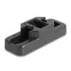 Zestaw Keystone LSA z zatrzaskowym uchwytem RJ45/RJ11 Cat.6 czarny Delock 87104