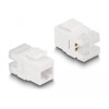 Zestaw Keystone LSA z zatrzaskowym uchwytem RJ45/RJ11 Cat.6 czarny Delock 87104