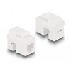 Zestaw Keystone LSA z zatrzaskowym uchwytem RJ45/RJ11 Cat.6 czarny Delock 87104