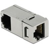 Moduł Keystone z gniazdem RJ45 do gniazda RJ45 Cat.6A kątowy 90° Delock 87142