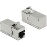 Moduł Keystone z gniazdem RJ45 do gniazda RJ45 Cat.6A kątowy 90° Delock 87142