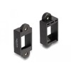 Uchwyt Keystone do instalacji z połączeniem śrubowym czarny Delock 87684