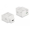 Moduł Keystone port ładowania USB Type-C 2.1A biały Delock 87792