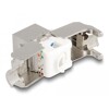 Moduł Keystone RJ45 żeńskie do LSA Cat.6A z LED Delock 87856
