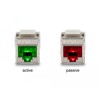 Moduł Keystone RJ45 żeńskie do LSA Cat.6A z LED Delock 87856