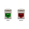 Moduł Keystone RJ45 żeńskie do LSA Cat.6A z LED Delock 87856