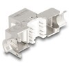 Moduł Keystone RJ45 żeńskie do LSA Cat.6A Slim bez użycia narzędzi Delock 87891